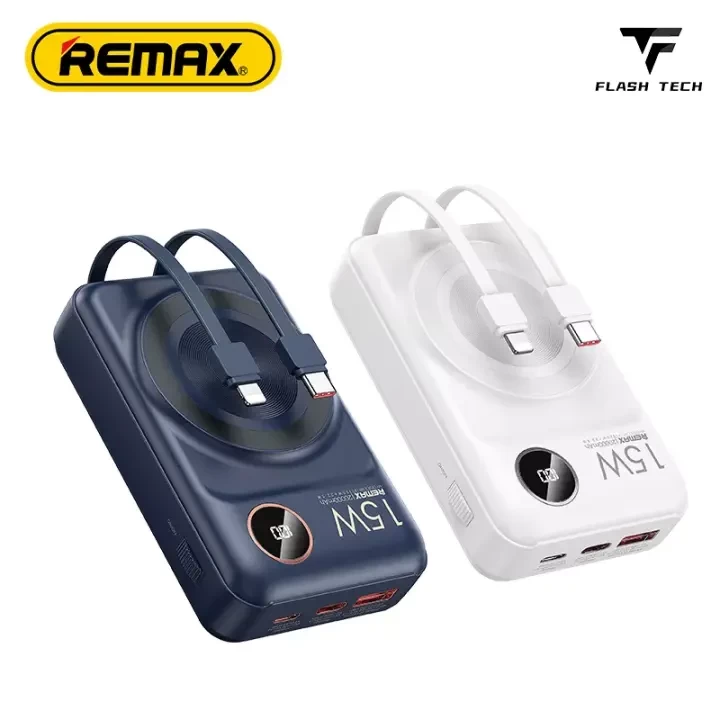 Powerbank | REMAX Lecho Series 20W+22.5W Cabled Magnetic Wireless Fast Charging Power Bank RPP-519